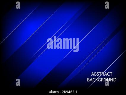 Abstract Background line parallel blue color tone vector illustration Stock Vector