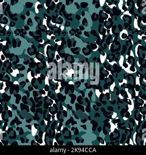 Abstract modern leopard seamless pattern. Animals trendy background. Color decorative vector stock illustration for print, card, postcard, fabric Stock Vector