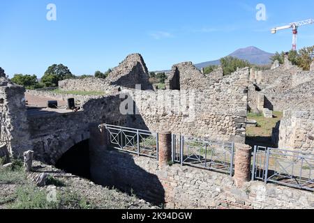 Pompei - Scorcio dei ruderi dal Tempio di Venere Stock Photo