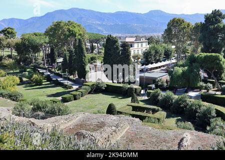 Pompei - Scorcio panoramico dal Tempio di Venere Stock Photo