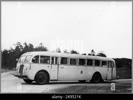 State Railways, SJ Bus. Stock Photo