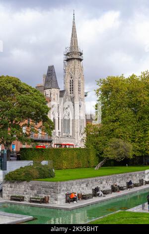 Ireland Eire Dublin Parnell Square North Abbey Presbyterian Church founded 1864 by Alexander Findlater Design Andrew Heiton Gothic Findlater's Church Stock Photo