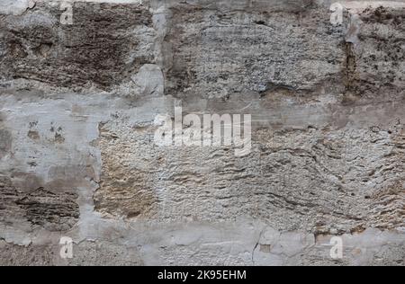 Texture of old white wall with mold Stock Photo