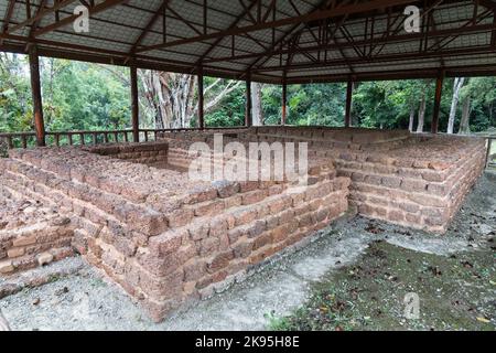 Lembah Bujang is popular archeological museum in Merbok Kedah Malaysia with Hindu and Buddhism influence Stock Photo