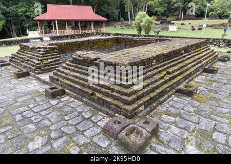 Lembah Bujang is popular archeological museum in Merbok Kedah Malaysia with Hindu and Buddhism influence Stock Photo