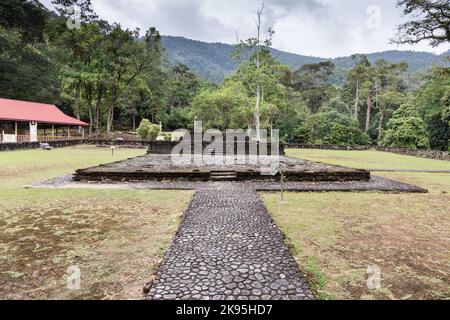 Lembah Bujang is popular archeological museum in Merbok Kedah Malaysia with Hindu and Buddhism influence Stock Photo