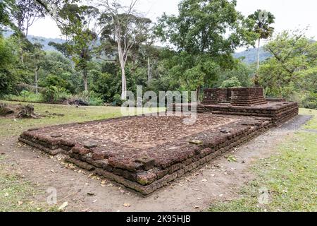 Lembah Bujang is popular archeological museum in Merbok Kedah Malaysia with Hindu and Buddhism influence Stock Photo