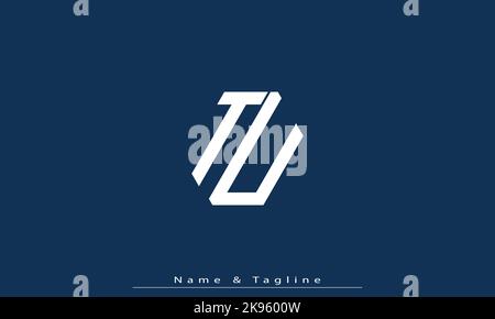 Alphabet letters Initials Monogram logo TU , UT Stock Vector