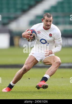 File photo dated 13-02-2021 of Jonny May,whose 'serious mental resilience' will serve him well as he awaits detailed medical opinion on his latest injury, according to Gloucester boss George Skivington. Issue date: Wednesday October 26, 2022. Stock Photo