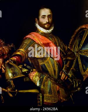 Portrait , Francesco Maria della Rovere, Duke of Urbino by  Federico Barocci, (Urbino 1528/1535 – 30 Settembre 1612),  Florence, Italy. Stock Photo