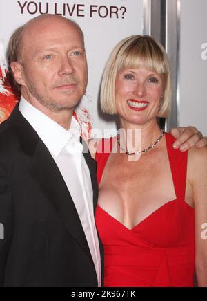 Paul Haggis with Wife Deborah Rennard and Son James at the Los Angeles ...