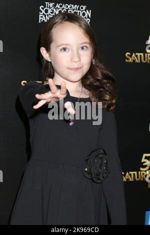 LOS ANGELES - OCT 25: Vivien Lyra Blair at the 50th Saturn Awards