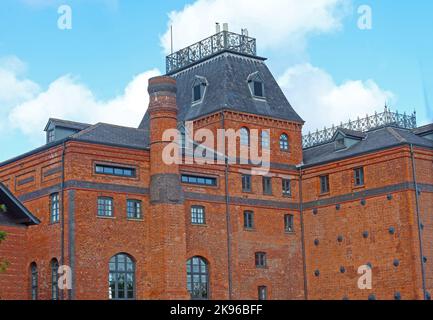 Old Greenall Brewery, Wilderspool, Warrington, Cheshire, England, UK Stock Photo