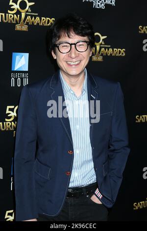 October 25, 2022, Burbank, CA, USA: LOS ANGELES - OCT 25:  Ke Huy Quan at the 50th Saturn Awards - Arrivals at Marriott Convention Center on October 25, 2022 in Burbank, CA (Credit Image: © Kay Blake/ZUMA Press Wire) Stock Photo