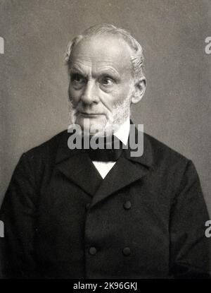 Rudolf Julius Emanuel Clausius (1822 – 1888) German physicist and mathematician and is one of the central founders of the science of thermodynamics. Stock Photo