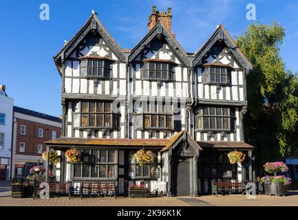 Hereford High Town 17th Century The Old House or Black and White House Museum St Peter's st High Town Hereford Herefordshire England UK GB Europe Stock Photo