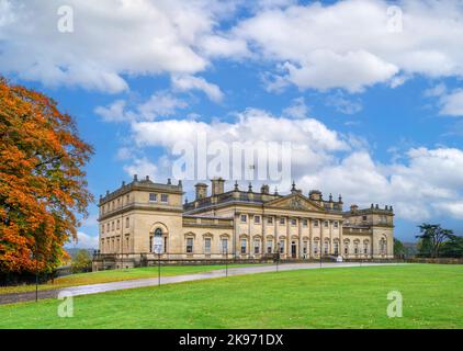 Front of Harewood House, near Leeds, West Yorkshire, England, UK Stock Photo