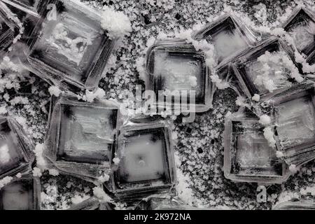 Sodium Chloride Crystals CU Stock Photo