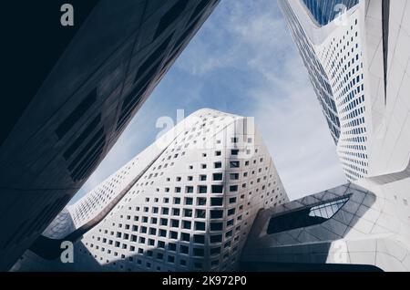 The Nanjing International Youth Cultural Center in Nanjing, China Stock Photo