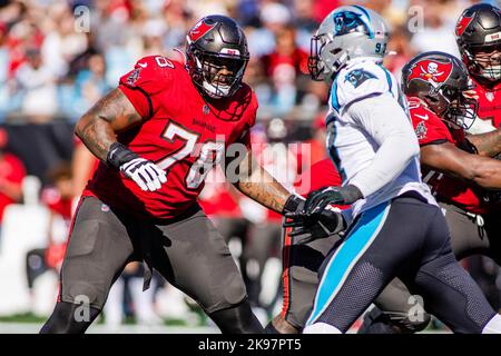 Tampa Bay Buccaneers offensive tackle Tristan Wirfs (78) in action during  an NFL wild-card play …