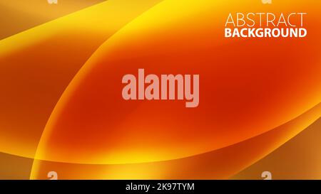Abstract saturated red background with rounded shapes. Reddish vector graphic pattern Stock Vector