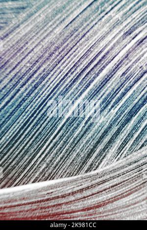 Brush strokes grunge abstract curves texture background. Geometrical curved lines and shapes in blue, red and purple colors Stock Photo