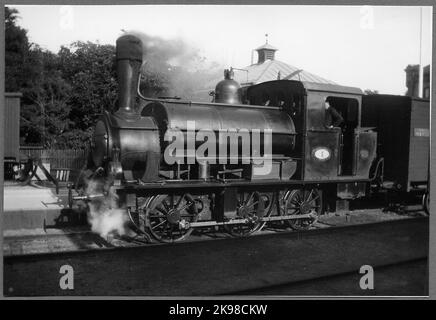 Varberg - Ätrans Railway, Wbäj Lok 1. Stock Photo