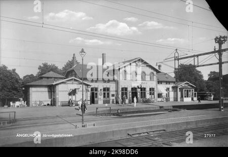 Angelholm Central Station Stock Photo