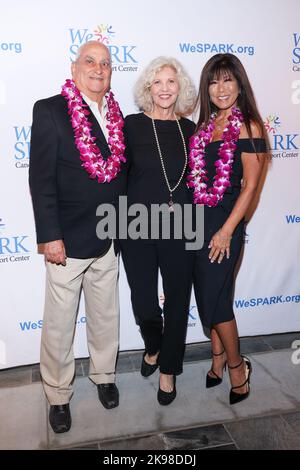 Los Angeles, California, USA.25th October, 2022. Steve Glodney, Nancy Allen, and Sharlene Miyagishima attending 'May Contain Nuts' A Night of Comedy Benefiting WeSpark Cancer Support Center at The Skirball Cultural Center in Los Angeles, California. Credit: Sheri Determan Stock Photo