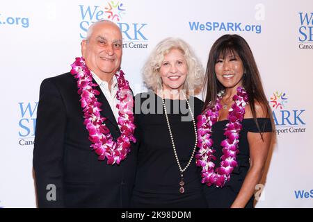 Los Angeles, California, USA.25th October, 2022. Steve Glodney, Nancy Allen, and Sharlene Miyagishima attending 'May Contain Nuts' A Night of Comedy Benefiting WeSpark Cancer Support Center at The Skirball Cultural Center in Los Angeles, California. Credit: Sheri Determan Stock Photo