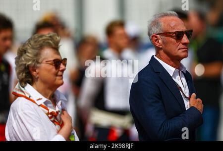 AUSTIN, TEXAS, USA on 23. OCTOBER 2022; Greg Maffei, CEO of Liberty Media, seen during the F1 Grand Prix in Austin, TEXAS, USA 2022, circuit of the Americas, US F1 GP, Formel 1, Formule 1 - Formula One Grand Prix on October 23 in Austin Texas - fee liable image - Photo Credit: © Jun QIAN Credit: SPP Sport Press Photo. /Alamy Live News Stock Photo