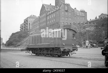 Diesel hydraulic locomotive. State Railways, SJ V3 24. Stock Photo