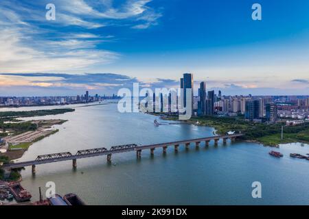 Panoramic picture of China nanchang Stock Photo