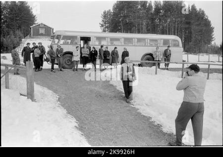 State Railways, SJ bus. Stock Photo