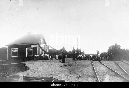 Varberg - Ätrans Railway. Wbäj Stock Photo