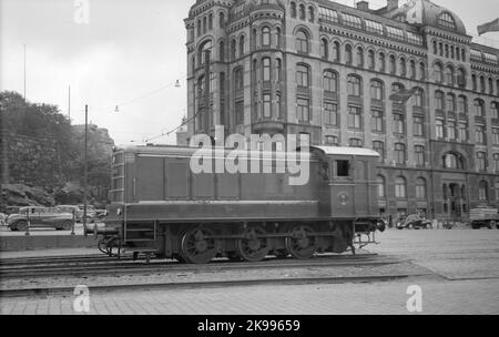 Diesel hydraulic locomotive. State Railways, SJ V3 24. Stock Photo