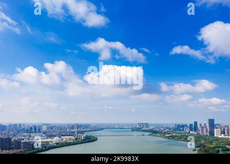 Panoramic picture of China nanchang Stock Photo