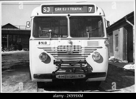 State Railways, SJ Bus. Stock Photo