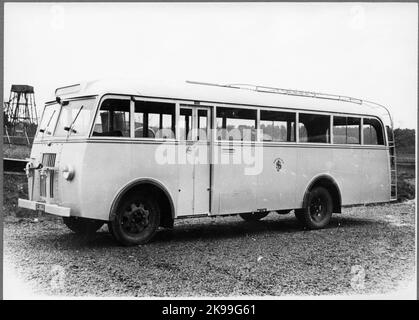 State Railways, SJ Bus. Stock Photo