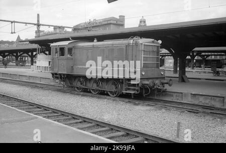 Diesel hydraulic locomotive. State Railways, SJ V3 55. Stock Photo
