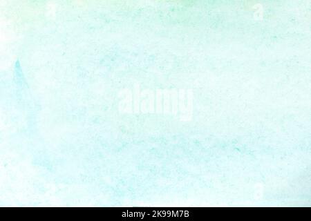 Abstract blue gradient color aquarelle paint background. Hand drawn seafloor watercolor texture backdrop. Stock Photo