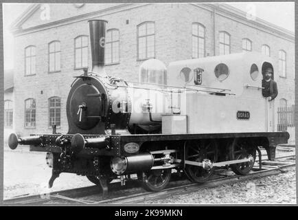 Varberg - Ätrans Railway, Wbäj Lok 6 'Borås'. Stock Photo