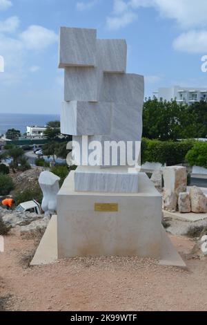 Unlimited Imagination by Wu Ming Sheng Ayia Napa International Sculpture Park Cyprus Stock Photo