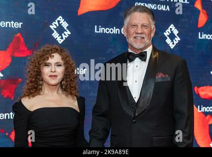 October 26, 2022, New York, New York, United States: Bernadette Paters (L) attends New York Philharmonic gala celebrating opening of new David Geffen Hall at Lincoln Center  (Credit Image: © Lev Radin/Pacific Press via ZUMA Press Wire) Stock Photo