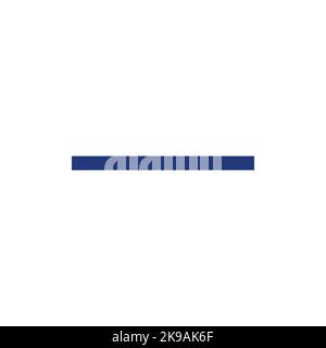Minus pixelated RGB color ui icon Stock Vector