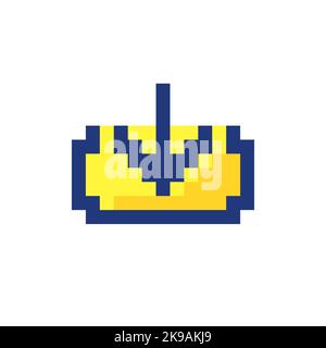 Download file pixelated RGB color ui icon Stock Vector