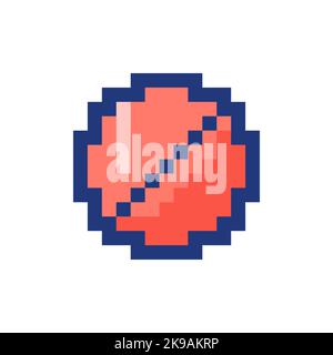 Failure occurred pixelated RGB color ui icon Stock Vector