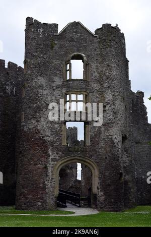 A walk around Laugharne Castle in Carmarthenshire, taking various shots of interest. Number 4033 Stock Photo