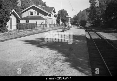 Söderhamn Western station Stock Photo