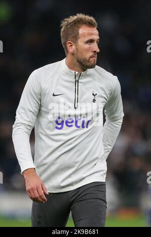 London, UK. 26th Oct, 2022. Harry Kane #10 of Tottenham Hotspur during the UEFA Champions League match Tottenham Hotspur vs Sporting Lisbon at Tottenham Hotspur Stadium, London, United Kingdom, 26th October 2022 (Photo by Arron Gent/News Images) in London, United Kingdom on 10/26/2022. (Photo by Arron Gent/News Images/Sipa USA) Credit: Sipa USA/Alamy Live News Stock Photo